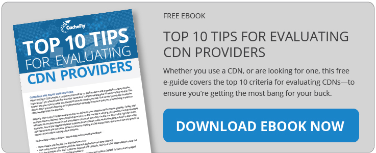 ebook evaluating cdn providers